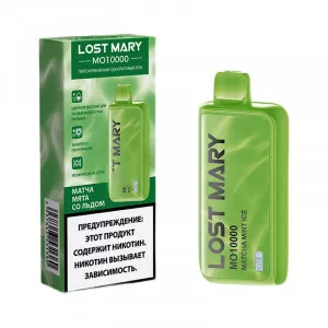 Электронная сигарета LOST MARY MO 10000 - Matcha Mint Ice (Матча Мята со Льдом)