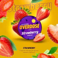 Табак для кальяна Overdose - Клубника (Strawberry) 25г