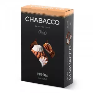 Смесь для кальяна Chabacco MEDIUM - Rum Lady Muff (Ром баба) 50г
