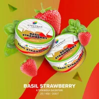 Табак для кальяна Spectrum Classic line - Basil Strawberry (Клубника Базилик) 25г