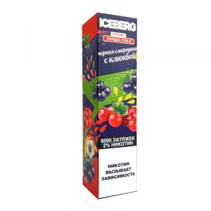 Электронная сигарета ICEberg Strong 6000 - Черная смородина с клюквой (Black currant with cranberries)
