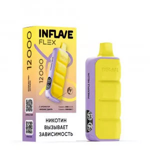 Электронная сигарета INFLAVE FLEX 12000Т - Ананас Дыня