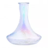 Колба для кальяна Vessel Glass Крафт со швом лёд перламутр
