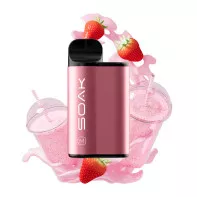 Электронная сигарета SOAK M 4000T - Strawberry Cream Dream (Клубничный милкшейк)